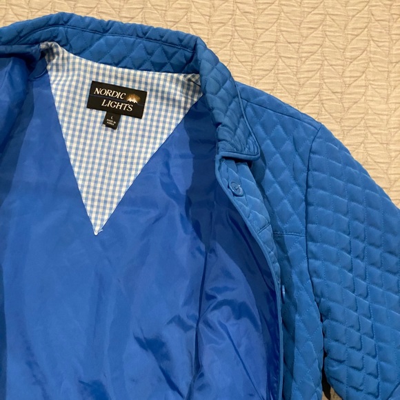 Quilted Diamond Pattern Coat - Picture 4 of 9